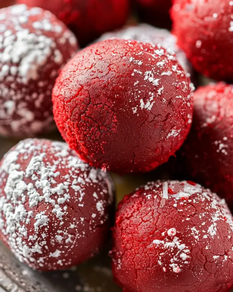 Red Velvet Truffles (With Cake Mix)