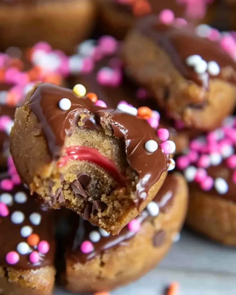 Chocolate Chip Heart Cookies