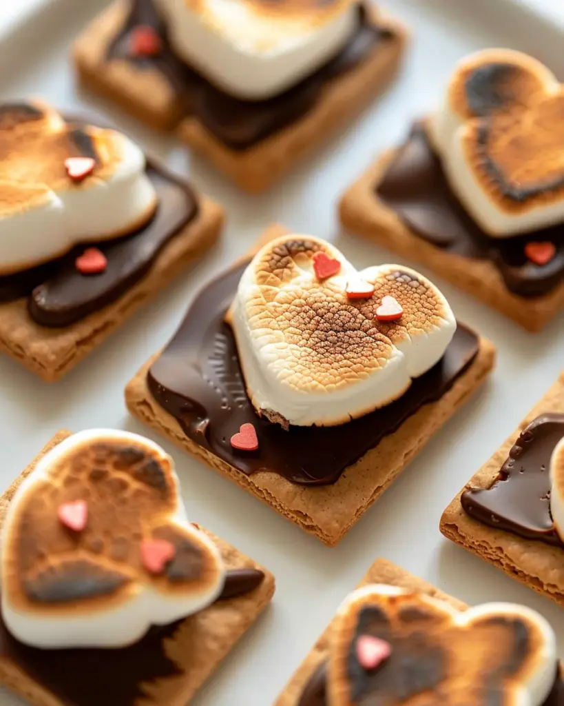 Heart Shaped S'more Cookies 4 2 1 42