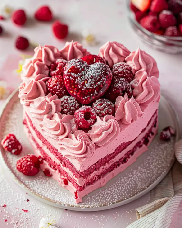 Heart Shaped Cake (vegan) + tutorial
