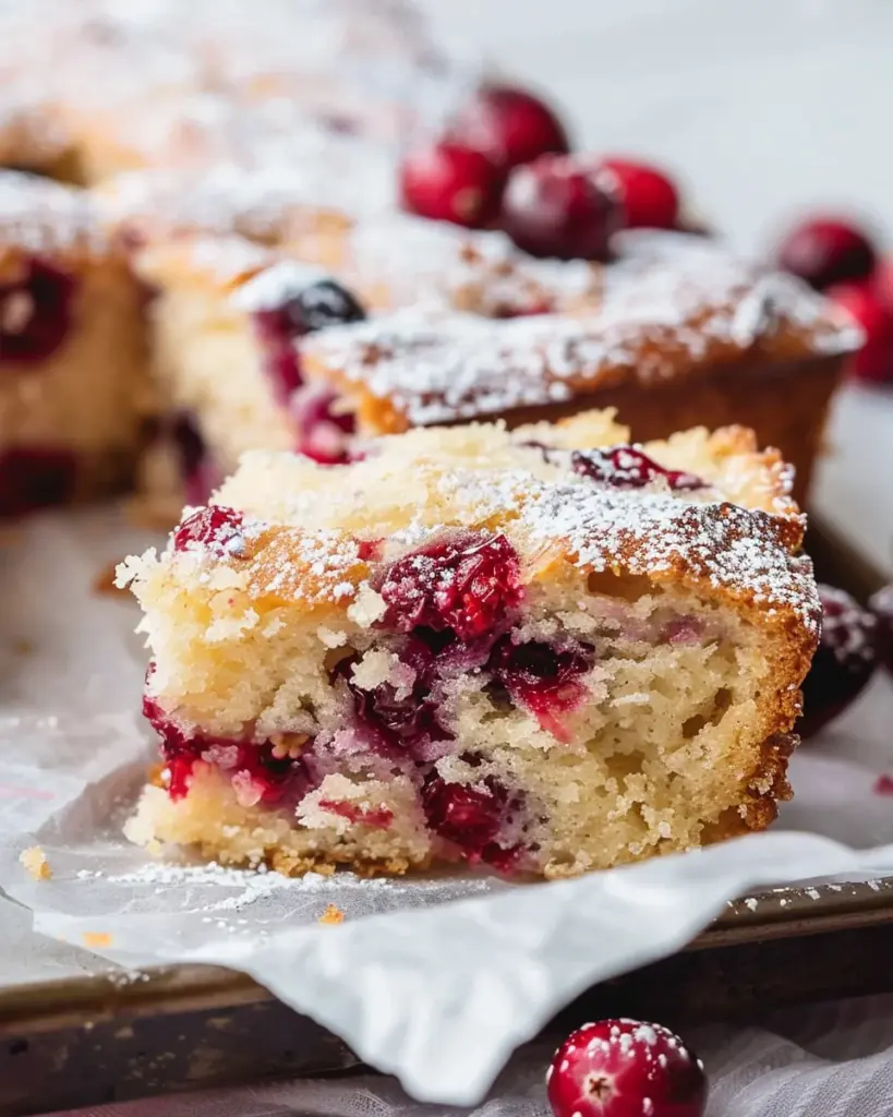 Cranberry Breakfast Cake