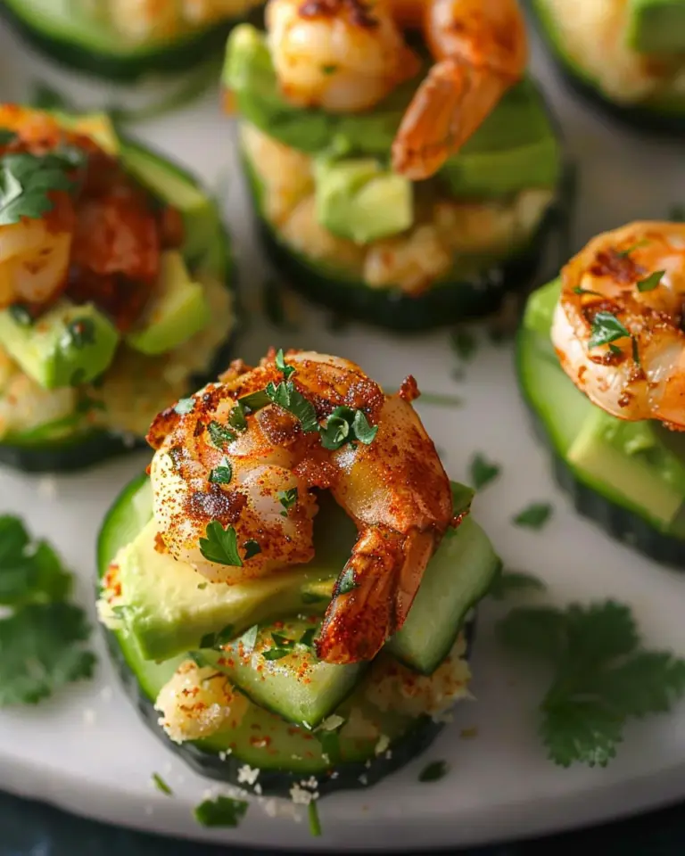Shrimp Cucumber Bites