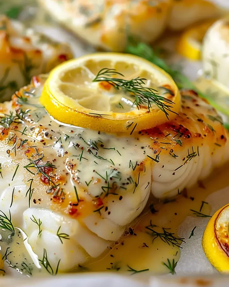 lemon dill baked cod