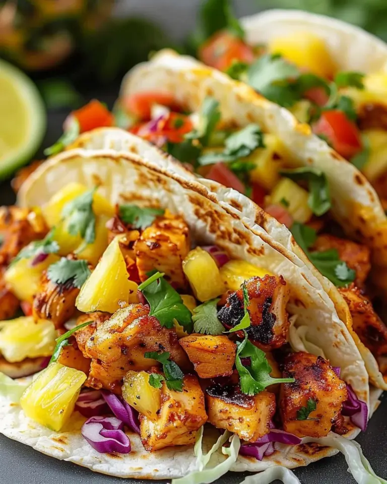 Pineapple Chicken Tacos: A Delicious & Easy Recipe