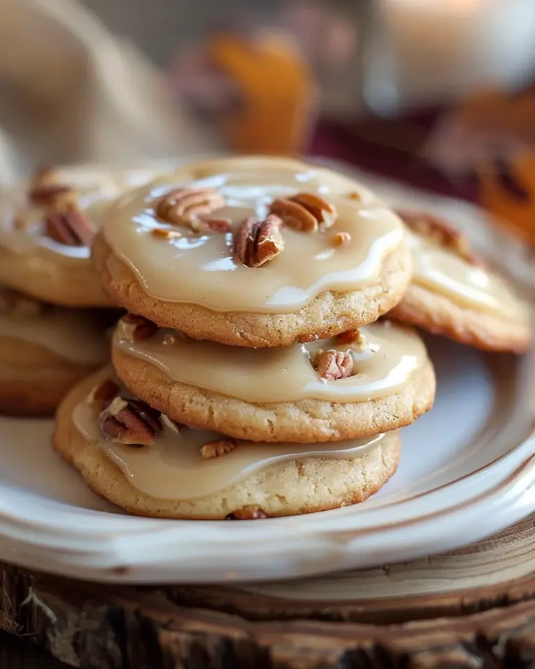Maple Cookies With Maple Icing