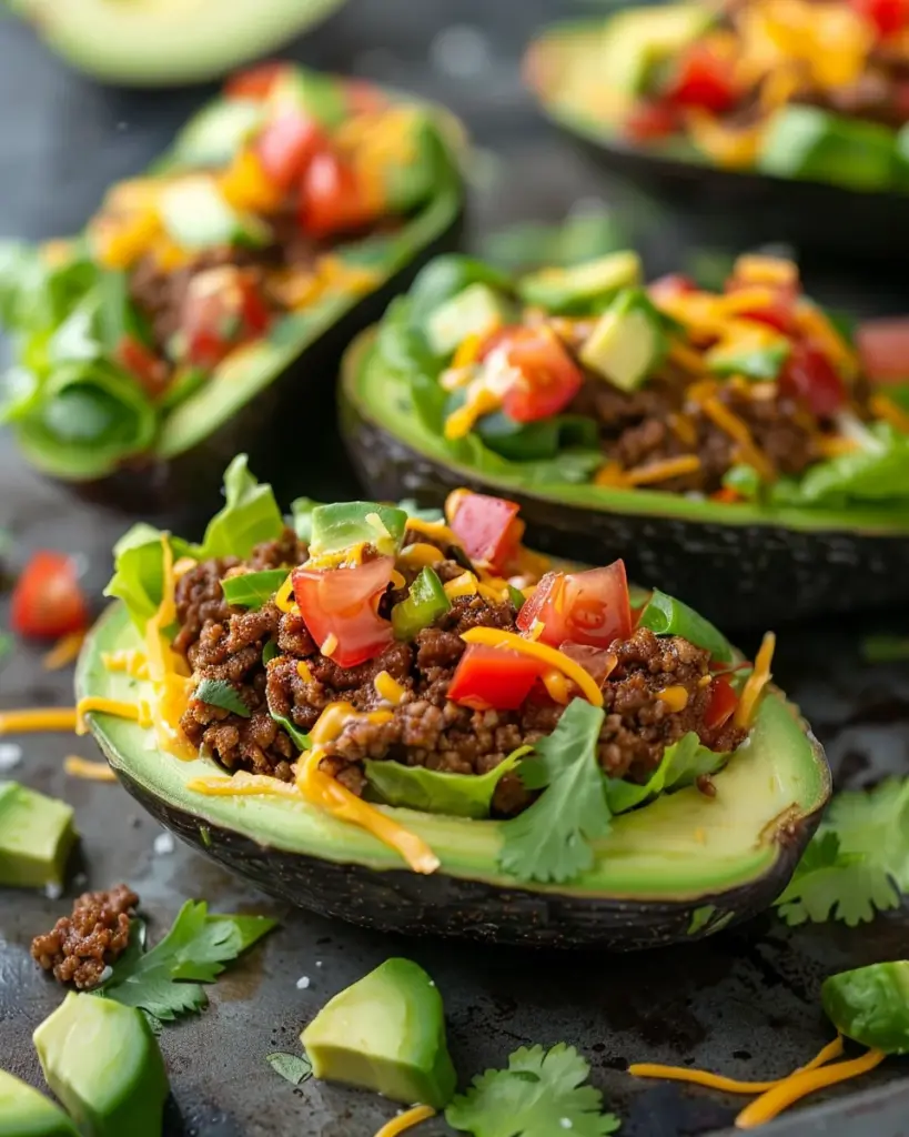 Taco Stuffed Avocados