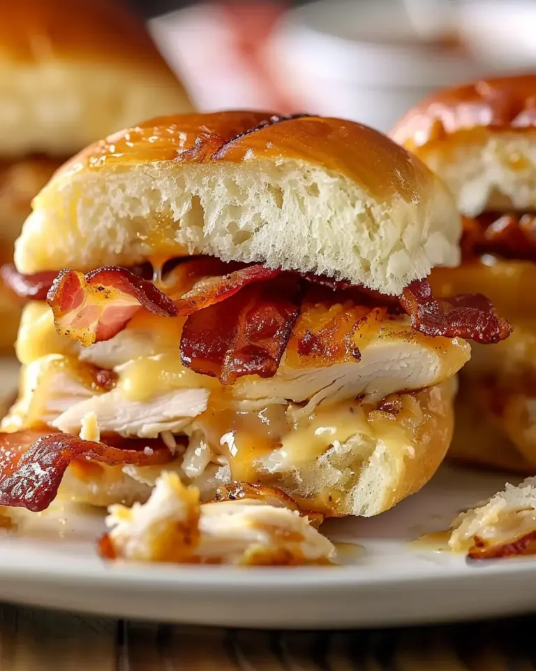 Maple Chicken Bacon Sliders