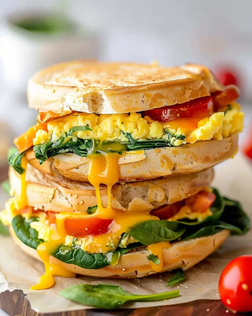 Healthy Breakfast Sandwich (A make-ahead recipe)