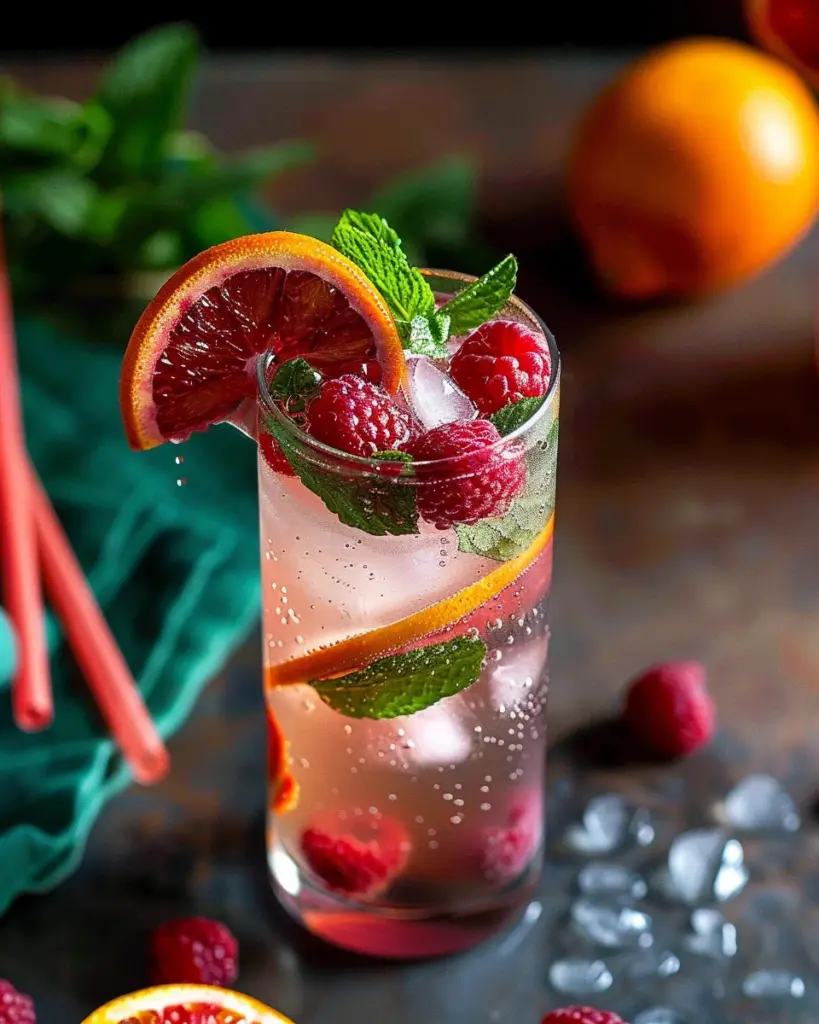 Blood Orange And Raspberry Mojito Recipe