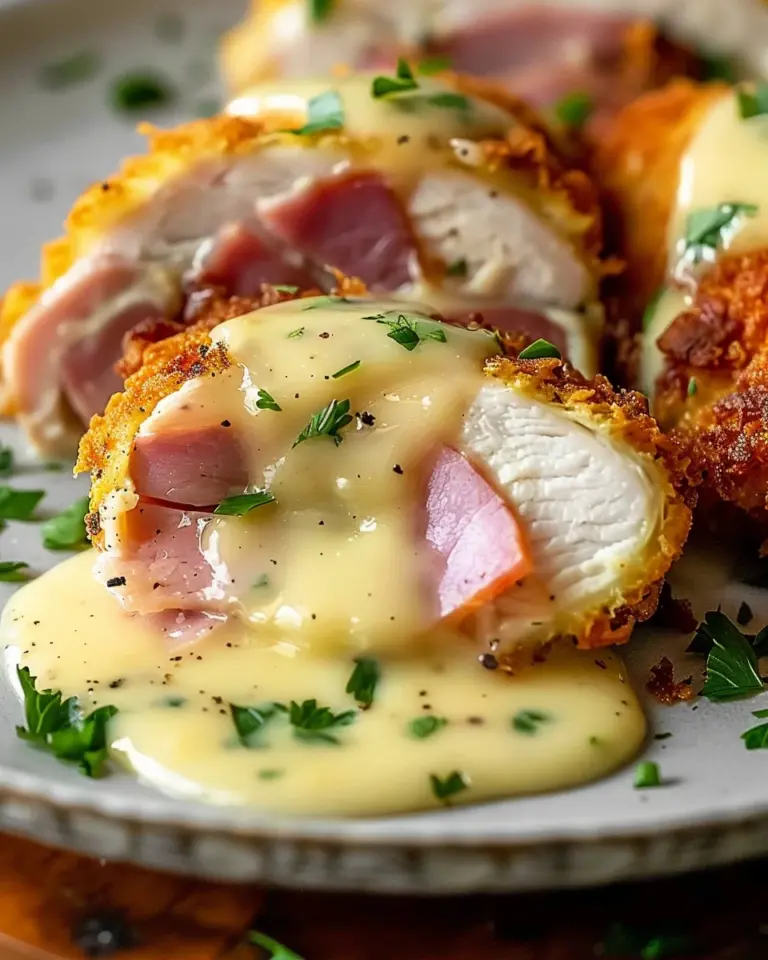 Deliciously Creamy Chicken Cordon Bleu