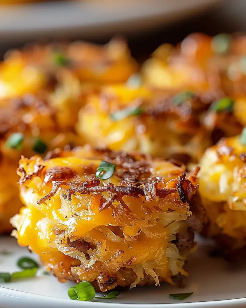 Crispy Hashbrown and Sausage Bites
