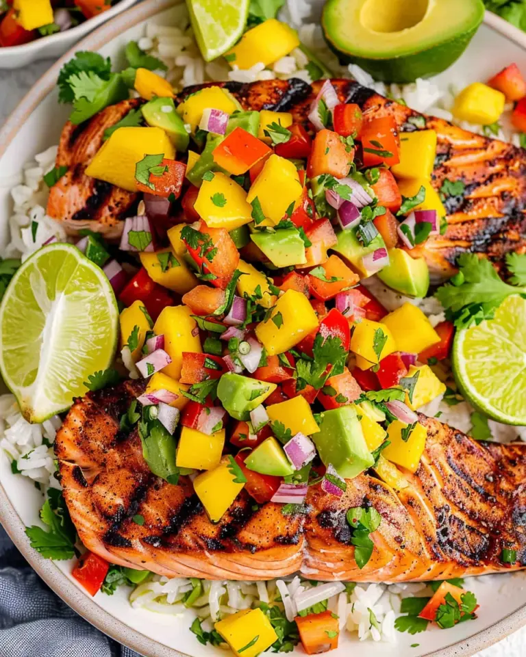Salmon with Mango Salsa