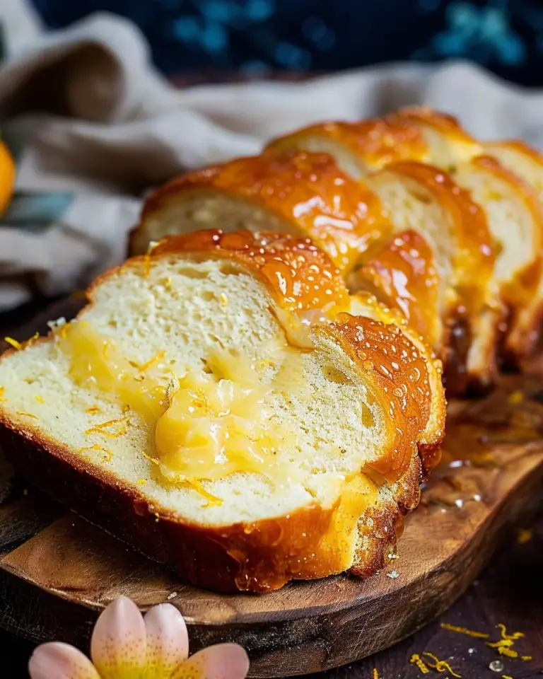 Sweet Cardamom Bread with Honey Orange Butter