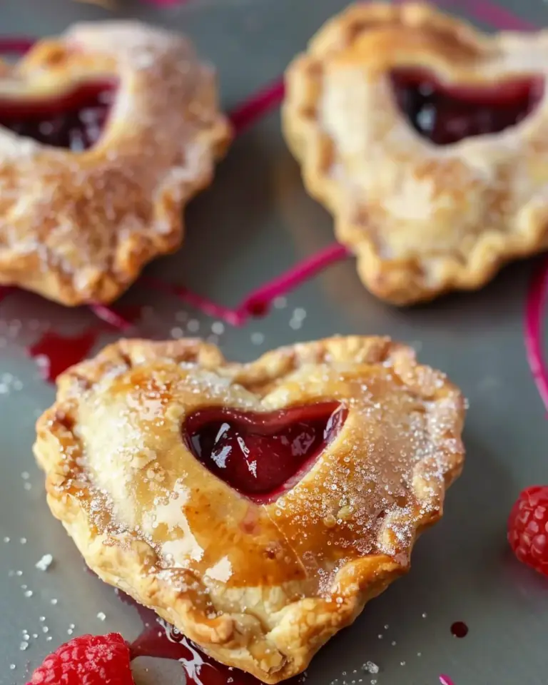 Valentine’s Day Mini Cherry Heart Pies