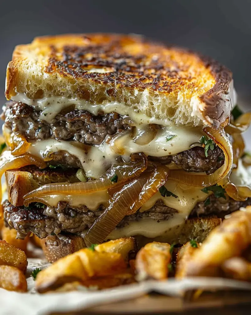 French Onion Patty Melt 4 g 1