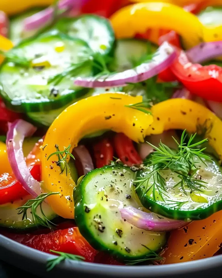 Cucumber Sweet Pepper Salad