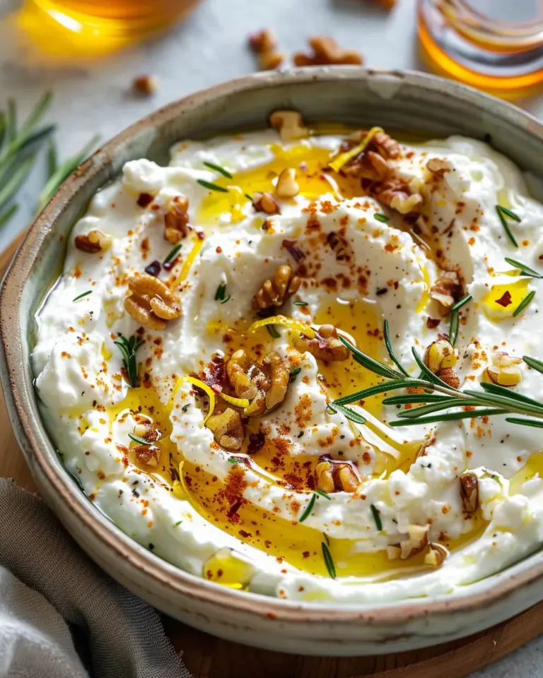 Spicy Ricotta Dip with Hot Honey