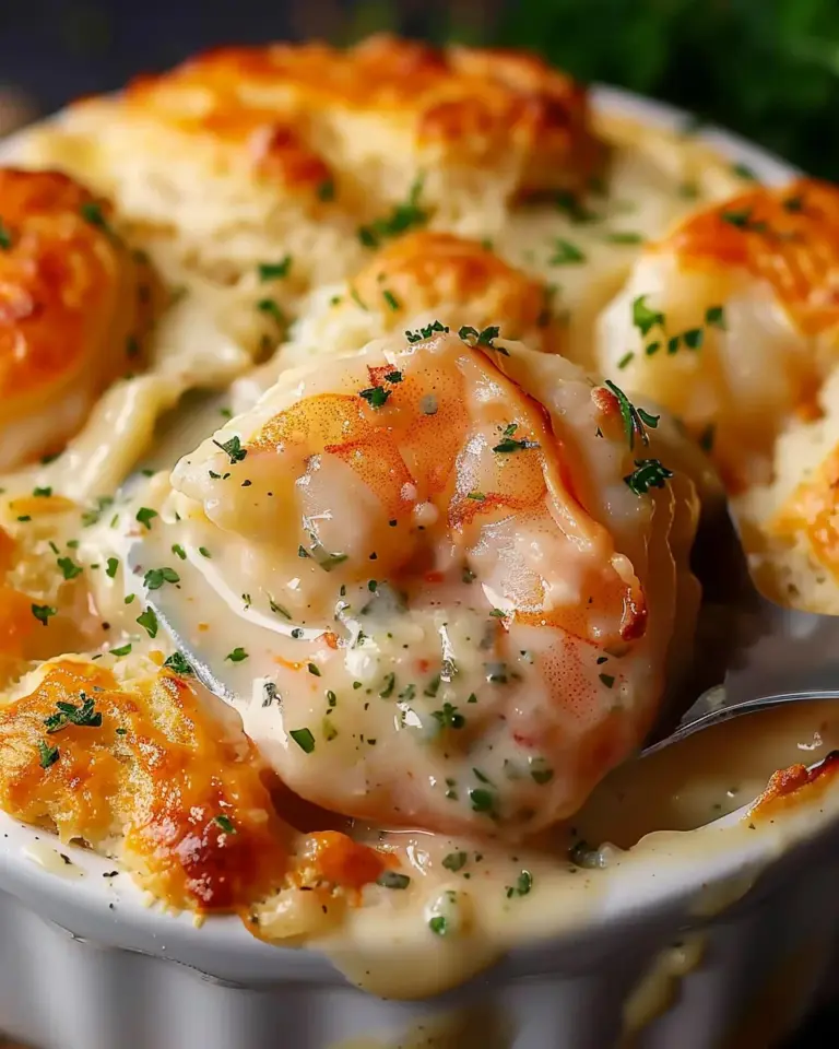 Shrimp & Lobster Cheddar Bay Biscuit Pot Pie