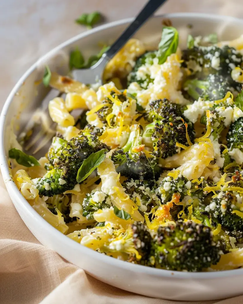 Baked Feta and Broccoli Pasta
