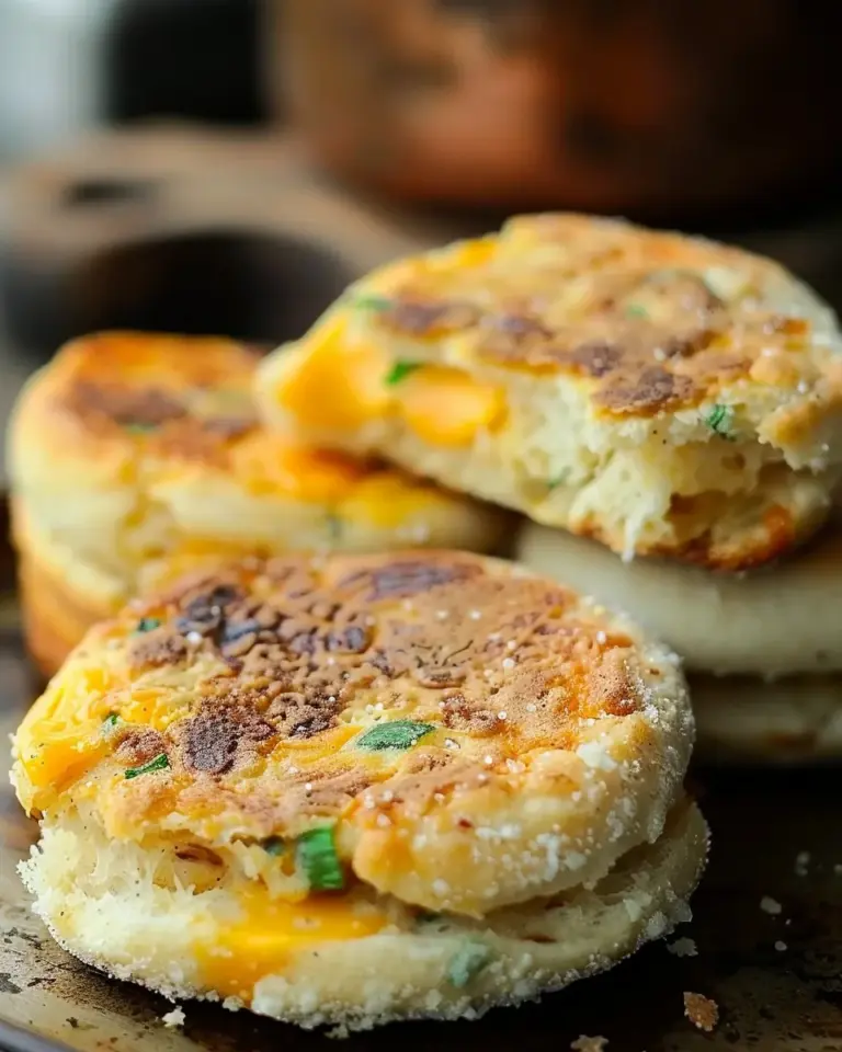 Cheddar Scallion English Muffins Recipe That Brings Bakery Vibes Home