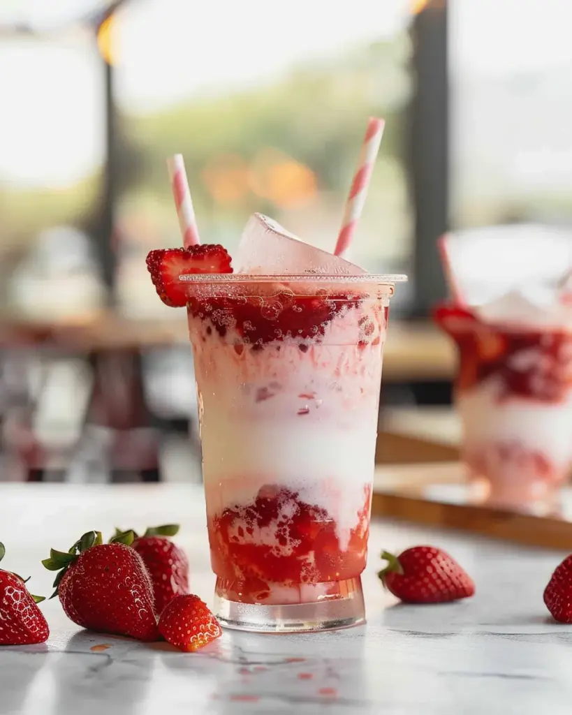Korean Strawberry Milk