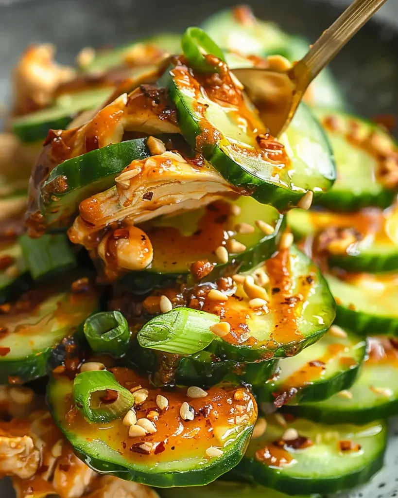Thai Cucumber Salad with Chicken
