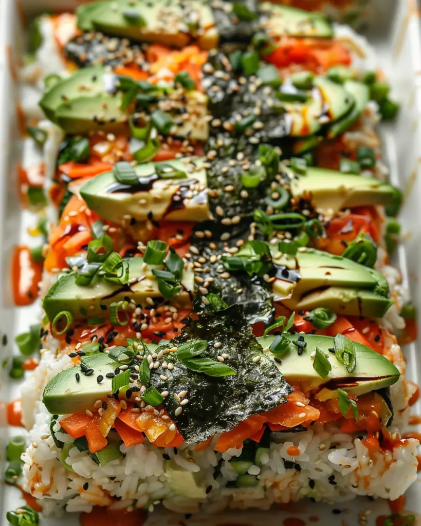 Vegan Sushi Bake