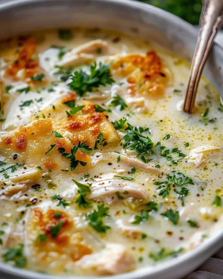 Garlic Parmesan Chicken Soup Recipe: Creamy, Protein-Packed Comfort Food