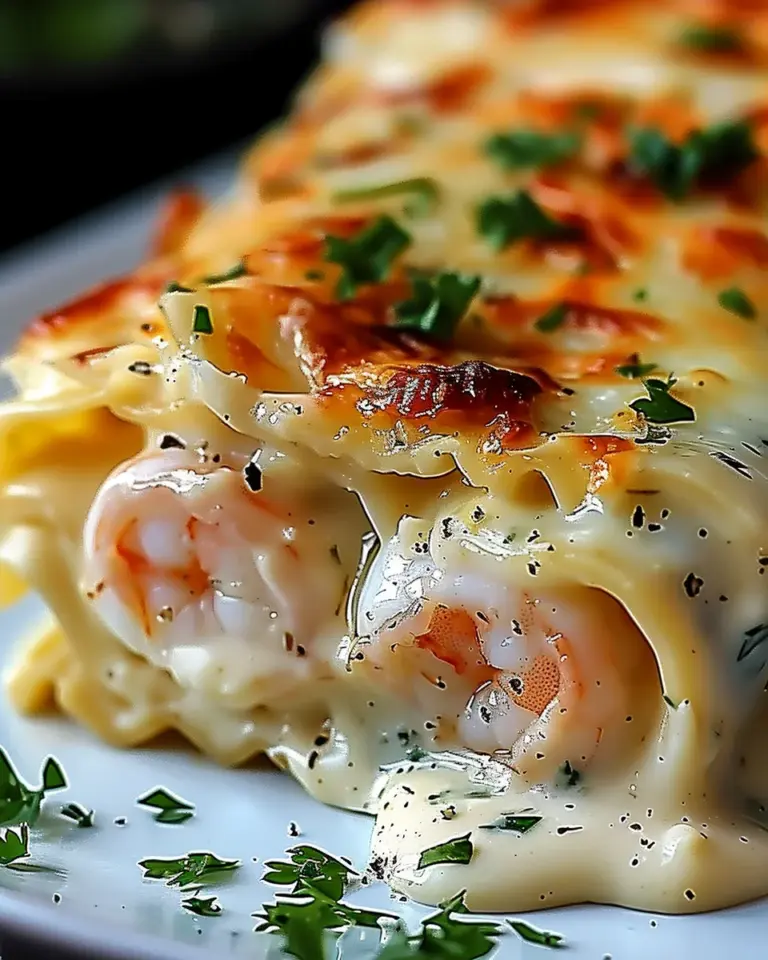 Shrimp & Crab Alfredo Lasagna Roll-Ups: A Cozy Culinary Delight