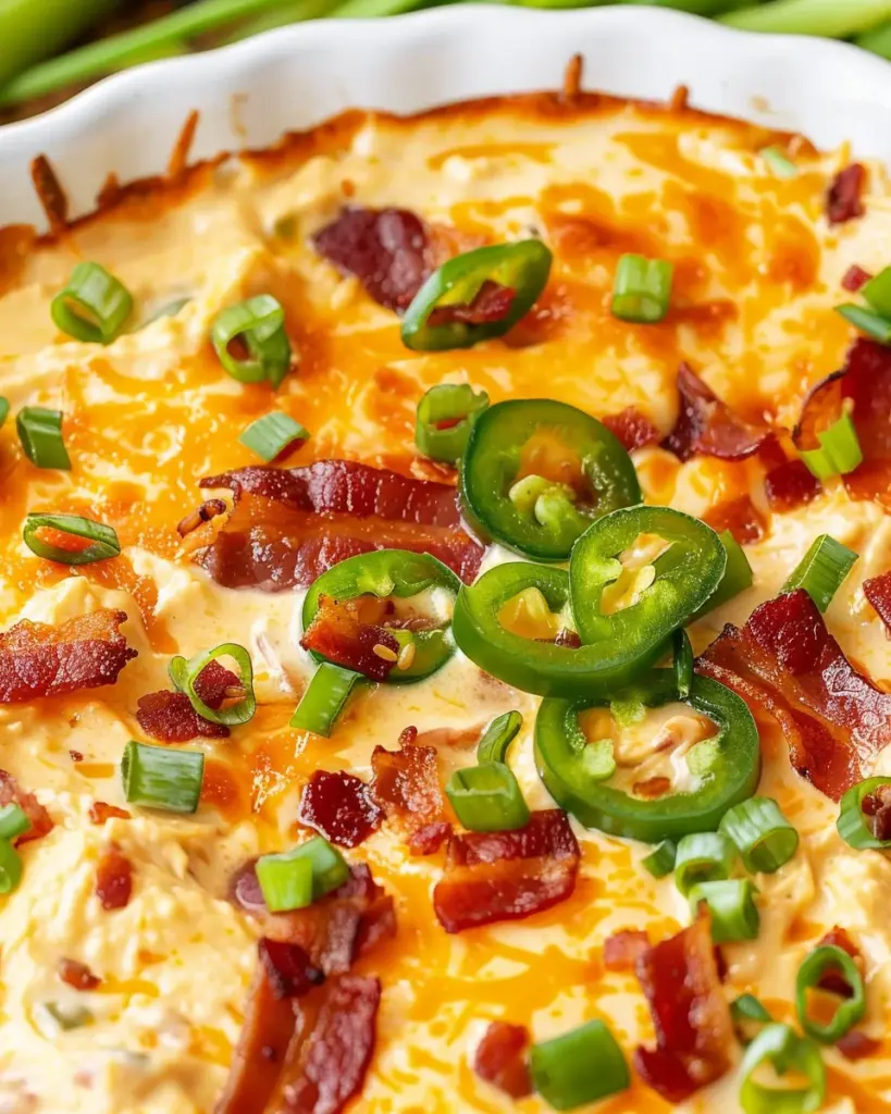 Crockpot Jalapeno Popper Dip with Bacon