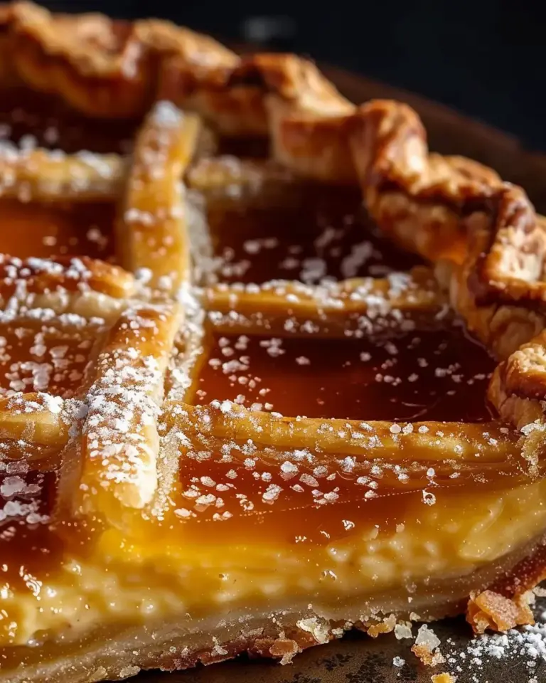 Salted Whiskey Honey Pie