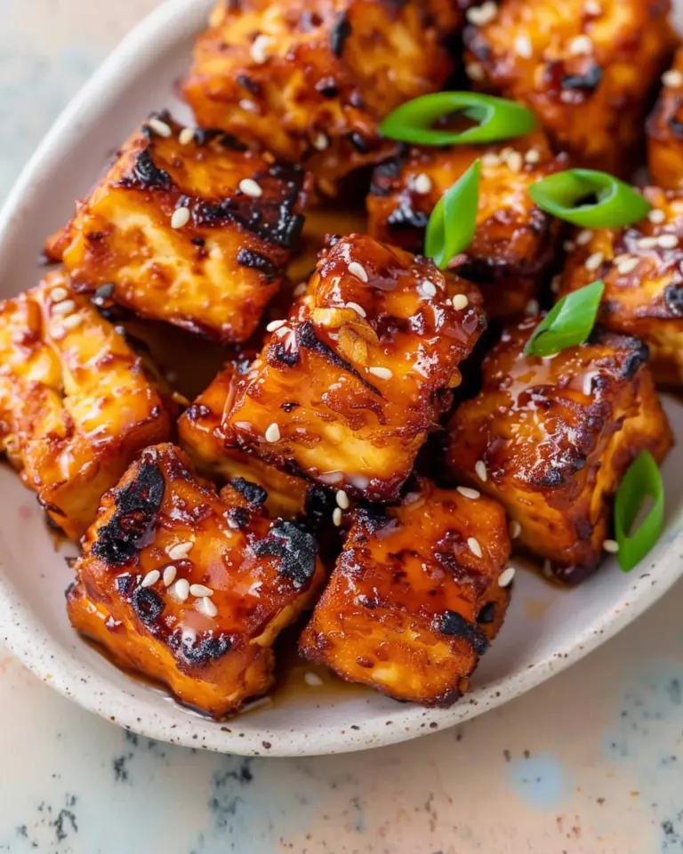 Air Fried Miso Sesame Tofu