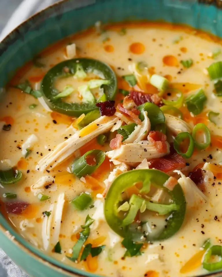 Spicy Jalapeño Popper Chicken Soup Recipe