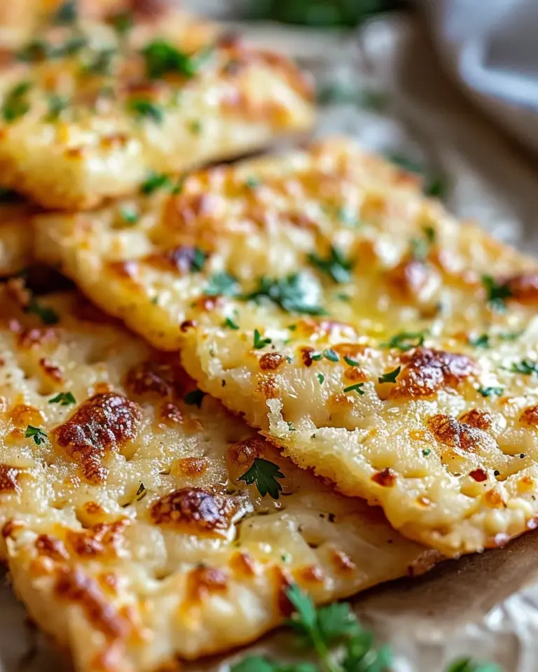 Low-Carb Garlic Keto Flatbread: Simple, Delicious, and Guilt-Free