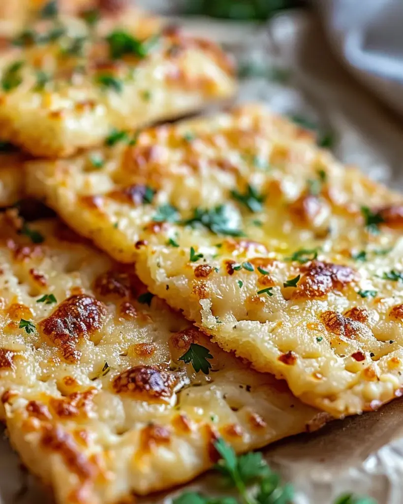 Low-Carb Garlic Keto Flatbread: Simple, Delicious, and Guilt-Free