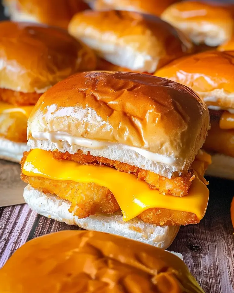 Filet-O-Fish Sliders (Fish Burger Sliders)