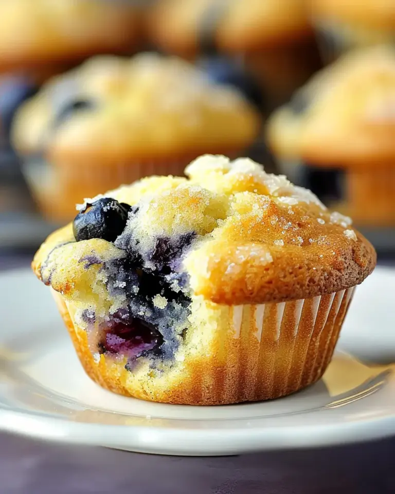 Delicious Blueberry Cream Cheese Muffins