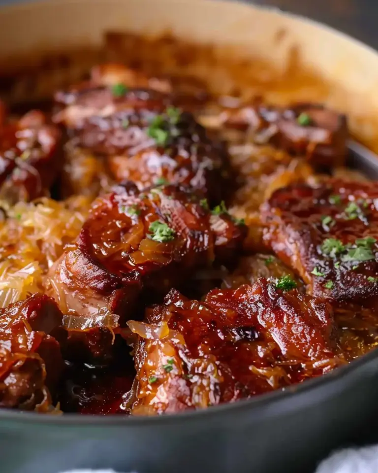Juicy Braised Pork and Sauerkraut with Brown Sugar – Alrightwithme