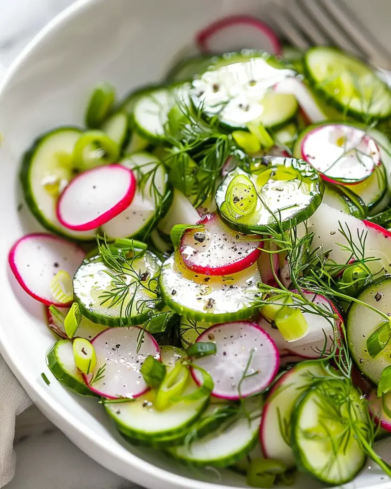 Cucumber Radish Salad