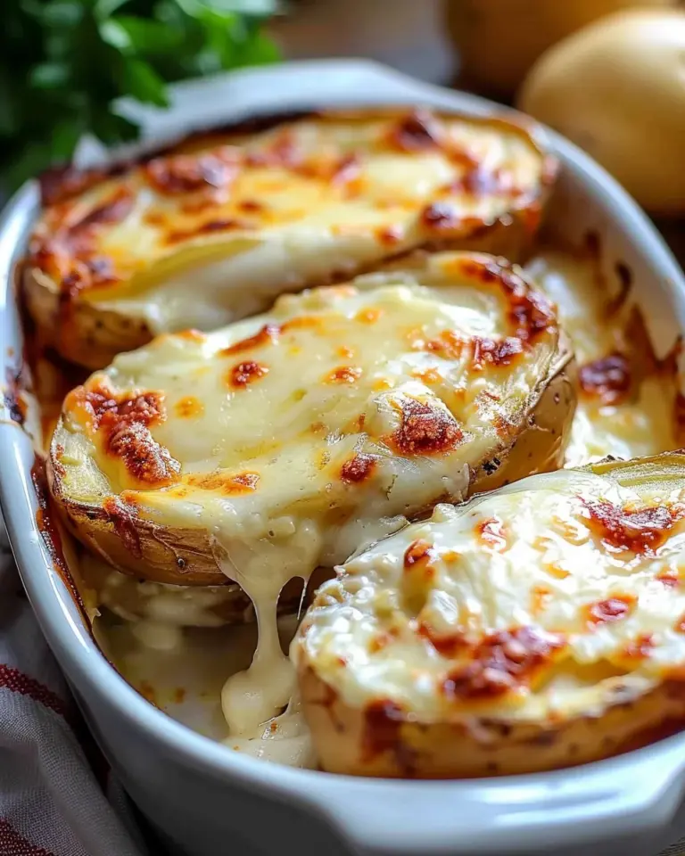 Pommes de Terre Gratinées au Fromage