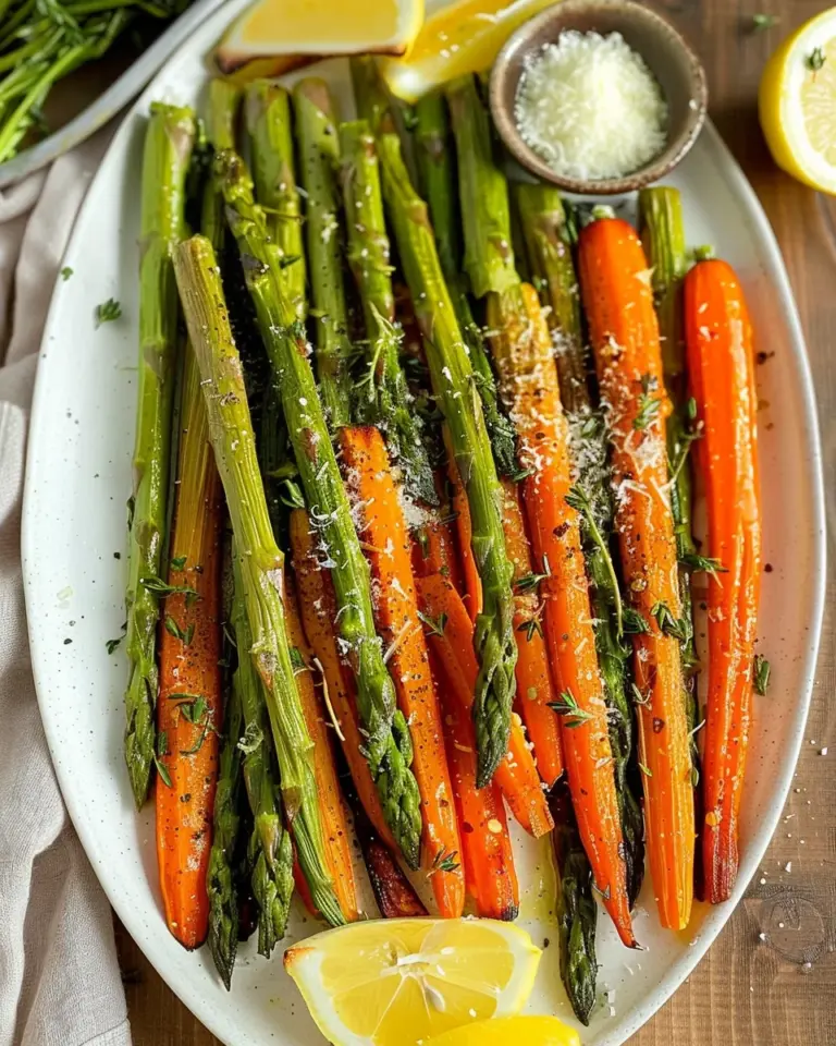 Roasted Asparagus and Carrots Recipe