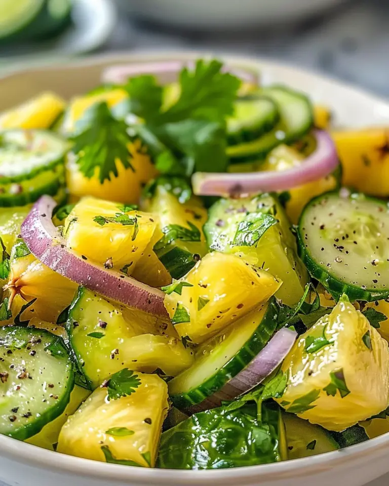 Pineapple Cucumber Salad