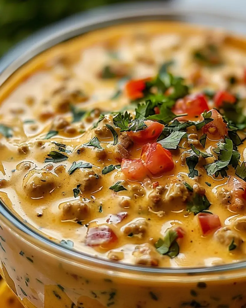 Cheesy Rotel Ranch Queso