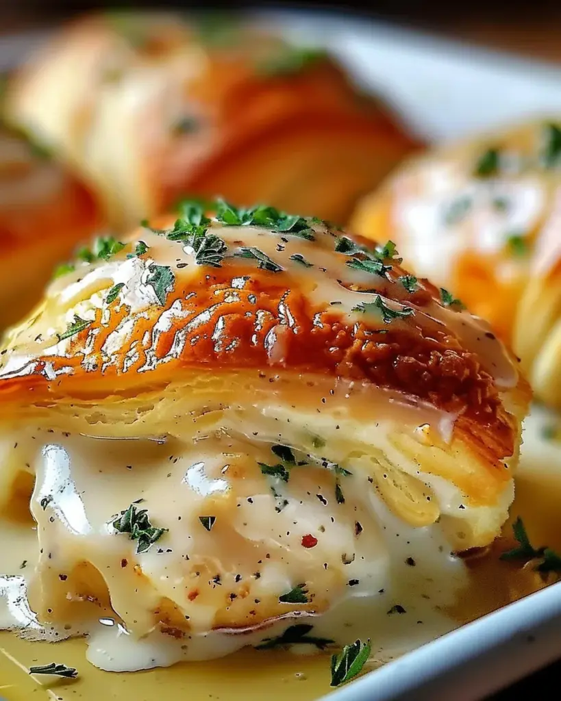 Decadent Chicken Pillows with Garlic Parmesan Sauce: An Amazing Ultimate Recipe