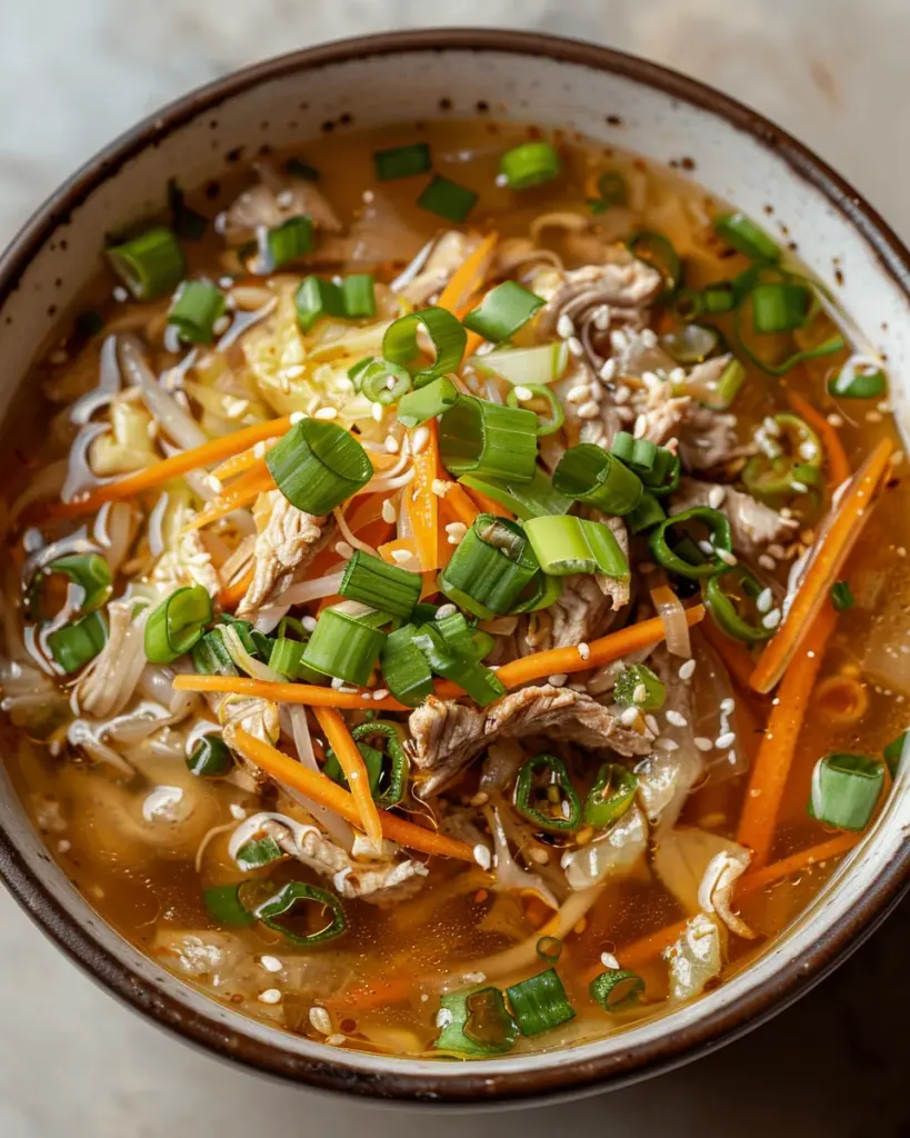 Cozy One-Pot Egg Roll Soup Recipe