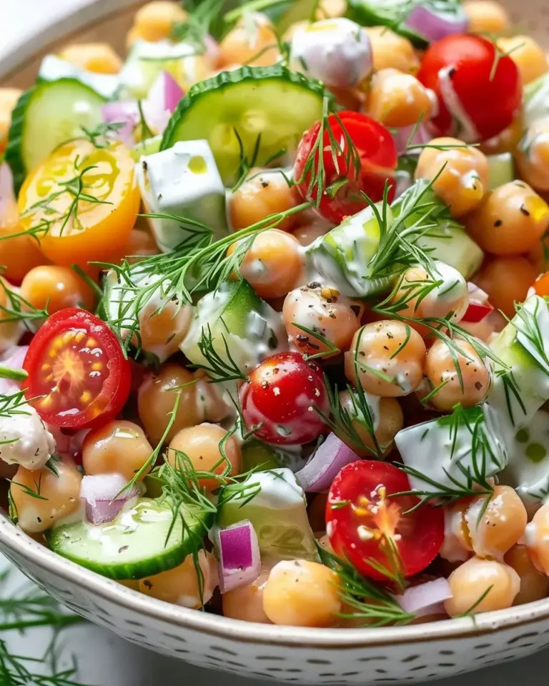 Tzatziki Chickpea Salad