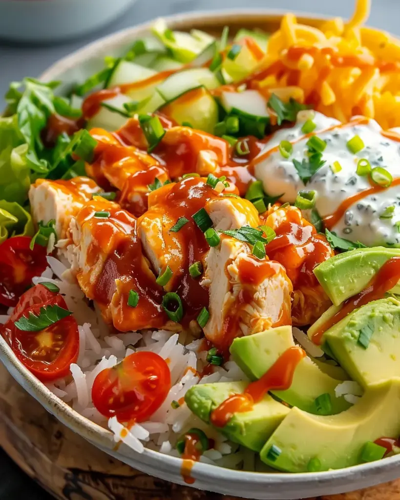 Buffalo Chicken Protein Bowl