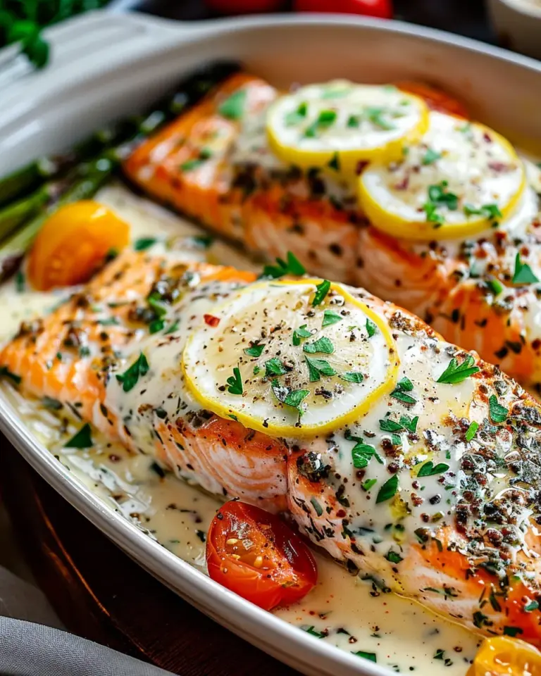 Baked Boursin Salmon – Creamy, Flavorful & Perfectly Baked
