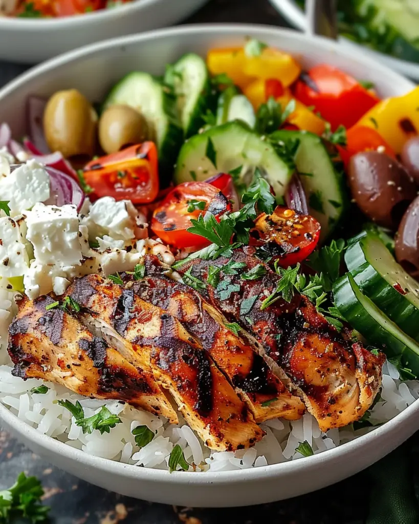Delicious Greek Chicken Gyro Bowls for Quick Weeknight Dinners