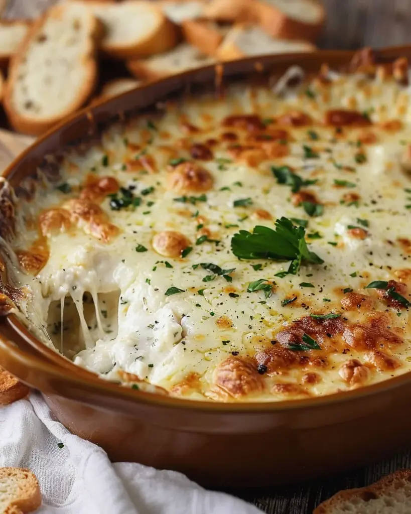Garlic Bread Dip Recipe